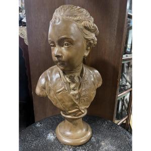Terracotta Bust Signed Lebrun André Jean 