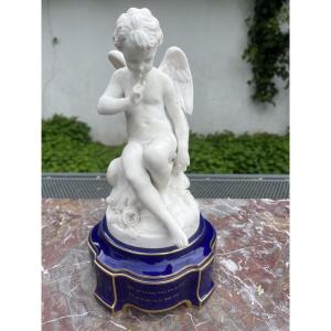 Angelot Threatening Love Sevres Porcelain