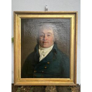 Portrait Dated 1806 Of Francois Delachaux, Sub-prefect