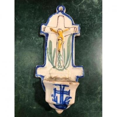 Benitier Faience XVII