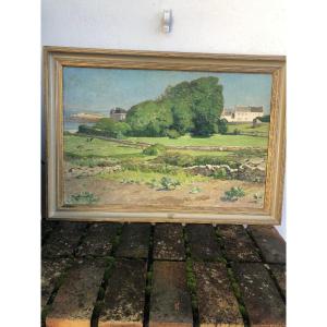 Oil Painting On Canvas Henri Sollier