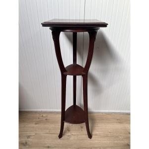 Art Nouveau 1900 Presentation Stand In Mahogany