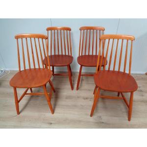 Four 1960 Swedish Chairs