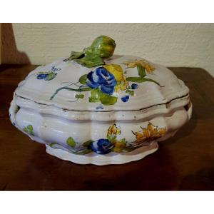 18th Century South West Earthenware Terrine.