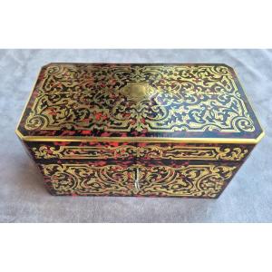 Boulle Marquetry Tea Box