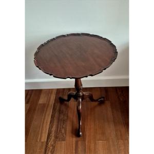 George III Period Solid Mahogany Pedestal Table
