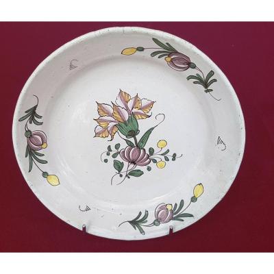 Faience Plate From Samadet