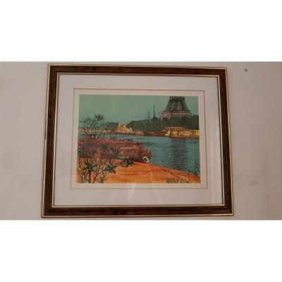 Lithograph By Jean Carzou