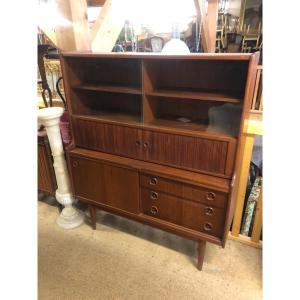 Scandinavian High Sideboard In Teak