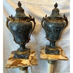 Large Pair Of Cassolettes 