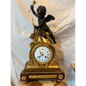 Napoleon III Bronze Clock (deniere Paris)