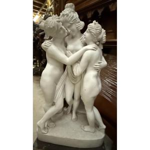 Marble Sculpture "the Three Graces"