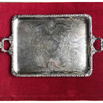 Silver Metal Tray