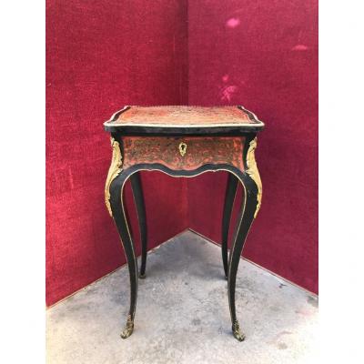 Napoleon III Worker In Boulle Marquetry From Tahan In Paris