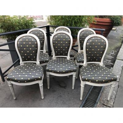 6 Louis XVI Style Chairs