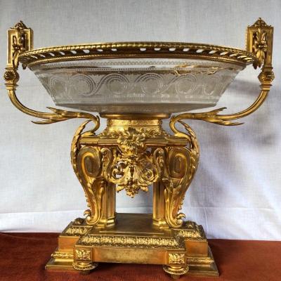 Crystal And Gilt Bronze Cup