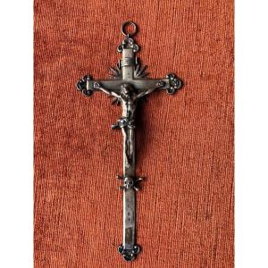 Silver Bedside Christ