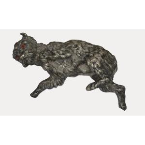 Giroux's Paperweight With Lying Dog