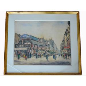 View Of Paris By Frank William Boggs