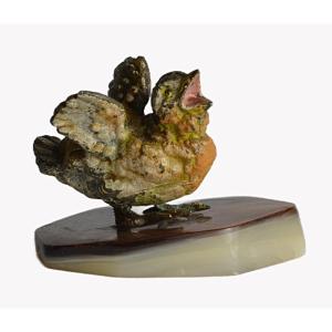 Vienna Bronze With Bird