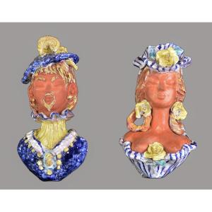 Pair Of Bouquetières