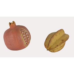 Carambola And Pomegranate Trompe l'Oeil