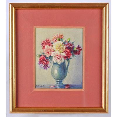 Vase Of Flowers By Isodore Rosenstock