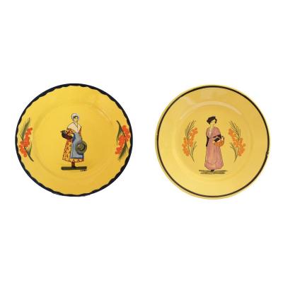 Pair Of Plates By Etienne Laget