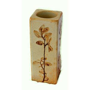 Vallauris Square Vase By R. Leduc