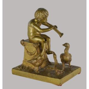 Young Goose Flautist