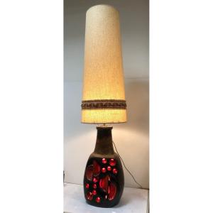 "vintage Ceramic Lamp; West Germany" Design Walter Gerhards Circa 1960-1970