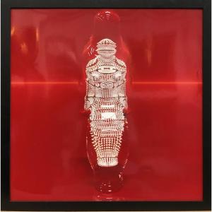 Juan Le Parc Born In 1960 In Paris: "kajikoa I" 2015; Draw 1/9 N°1