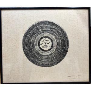 Sarkis Zabunyan 1938 "the Drama Of The Tempest" 1974 Lithograph XII / XXx  French,  Armenian