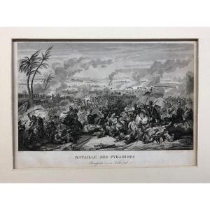 Louis-françois, Baron Lejeune (1775-1848) & Martinet: "the Battle Of The Pyramids", Bonaparte