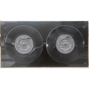 Jean-claude Farhi (1940-2012) "double Disc Eliane Radigue"; Plexiglas, Nice School; 1969