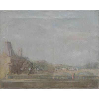 Schottler Walter (1904-1978) "view Of Paris" Germany