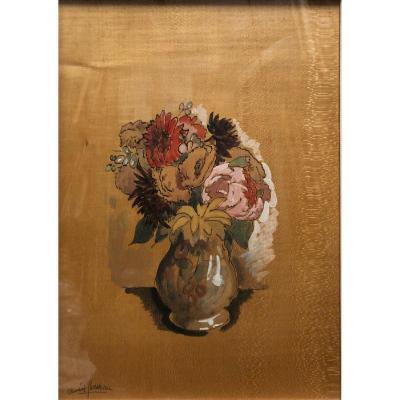ClÉment-serveau (1886-1972): "flowers In A Vase"