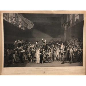 Jean Pierre Marie Jazet (1788-1871) – "the Palm Play Oath" After David; Aquatint