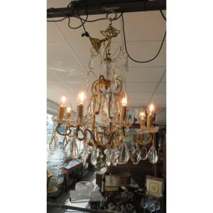 Cage Chandelier With Tassels