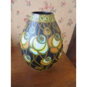 Art Deco Vase By Charles Catteau