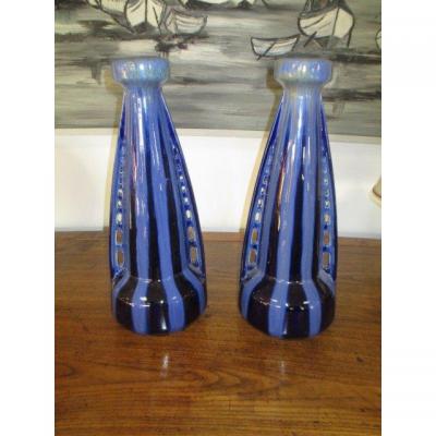Pair Of Art Deco Vases