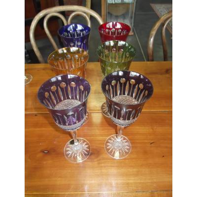 6 Crystal Glasses