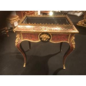 Jardinière D’époque Napoléon 3 De Style Charles Boulle 