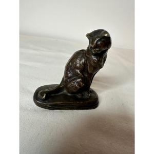 Bronze Cat By Frémiet