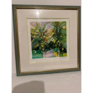 Lithograph By Camille Hillaire