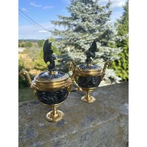 Barbedienne Covered Pot