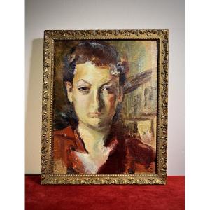 Impressionist Portrait Of A Woman 