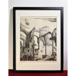 Miguel Fraley - Engraving On Paper 1981