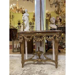 18th Century Carved Wood Console