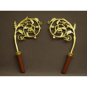 Pair Of Hanging Decorations 1850